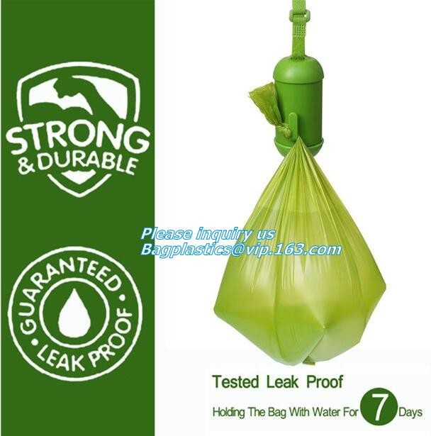 Compostable Bag For Dog Poop Drawstring Holder Custom Dogs Poop Bag Dispenser, Scented Dog Poop Bag Compostable Puppies