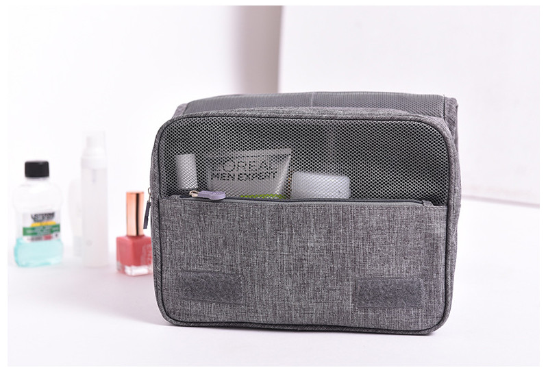 Unisex Anti Collision Blank Oxford Hanging Wash Bag
