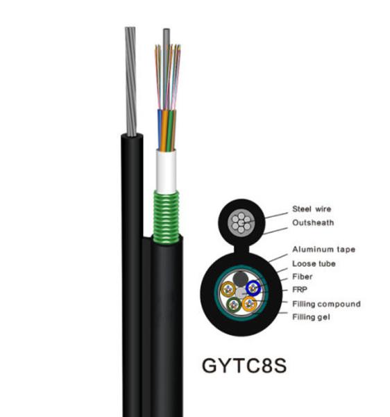 36 Cores Self Support Armoured Network Cable GYTC8Sfiber optic cable for outdoor