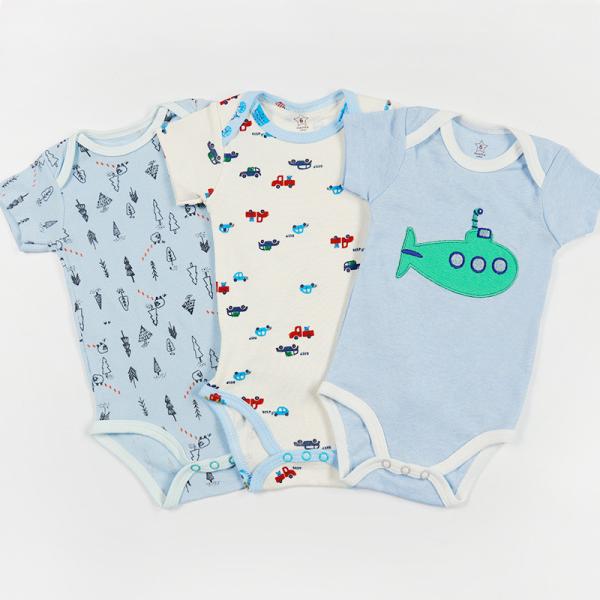 New 2023 kids clothing wholesale Short Sleeve Boy And Girls Newborn Baby Romper