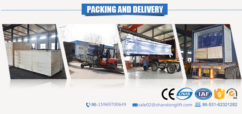 Double Platform Hydraulic Underground Garage Car Parking Lifter