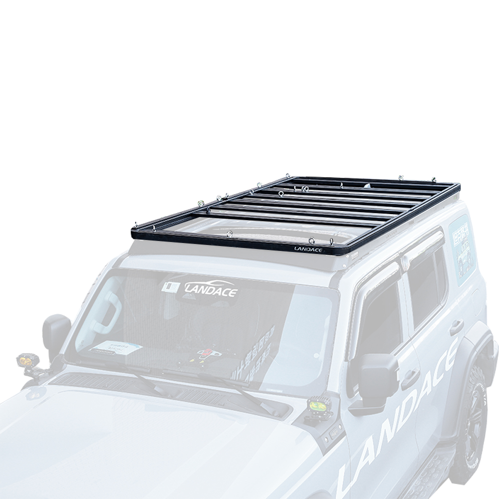 Black Aluminium Alloy Roof Luggage Rack For Tank300 4X4 Vehicle Exterior Accessories