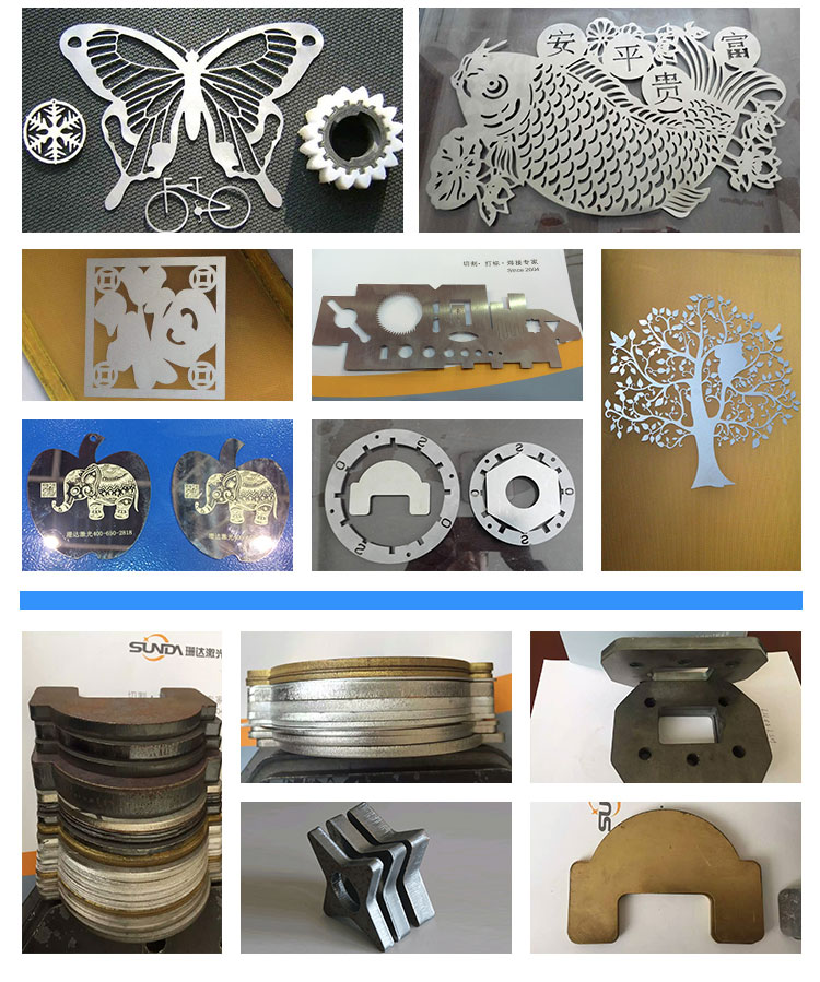 Brass Iron Carbon Stainless Steel Lazer Cutting Machine 3000w
