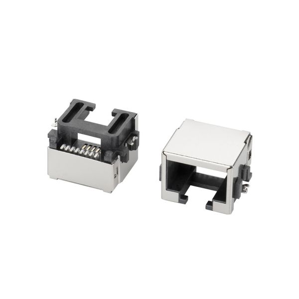 TIA EIA 568 B Compliant RJ45 Modular Jack Through Hole Mount THT Connector