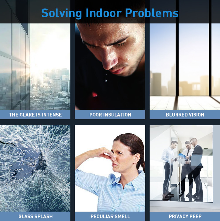 Green Silver Building Window Film UVR 88% IRR 85% 2mil 1.52m X 30m