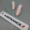 Buy cheap AIRFRANCE Cotton Custom Embroidered Keychain Reversible Mirror Finish Custom from wholesalers