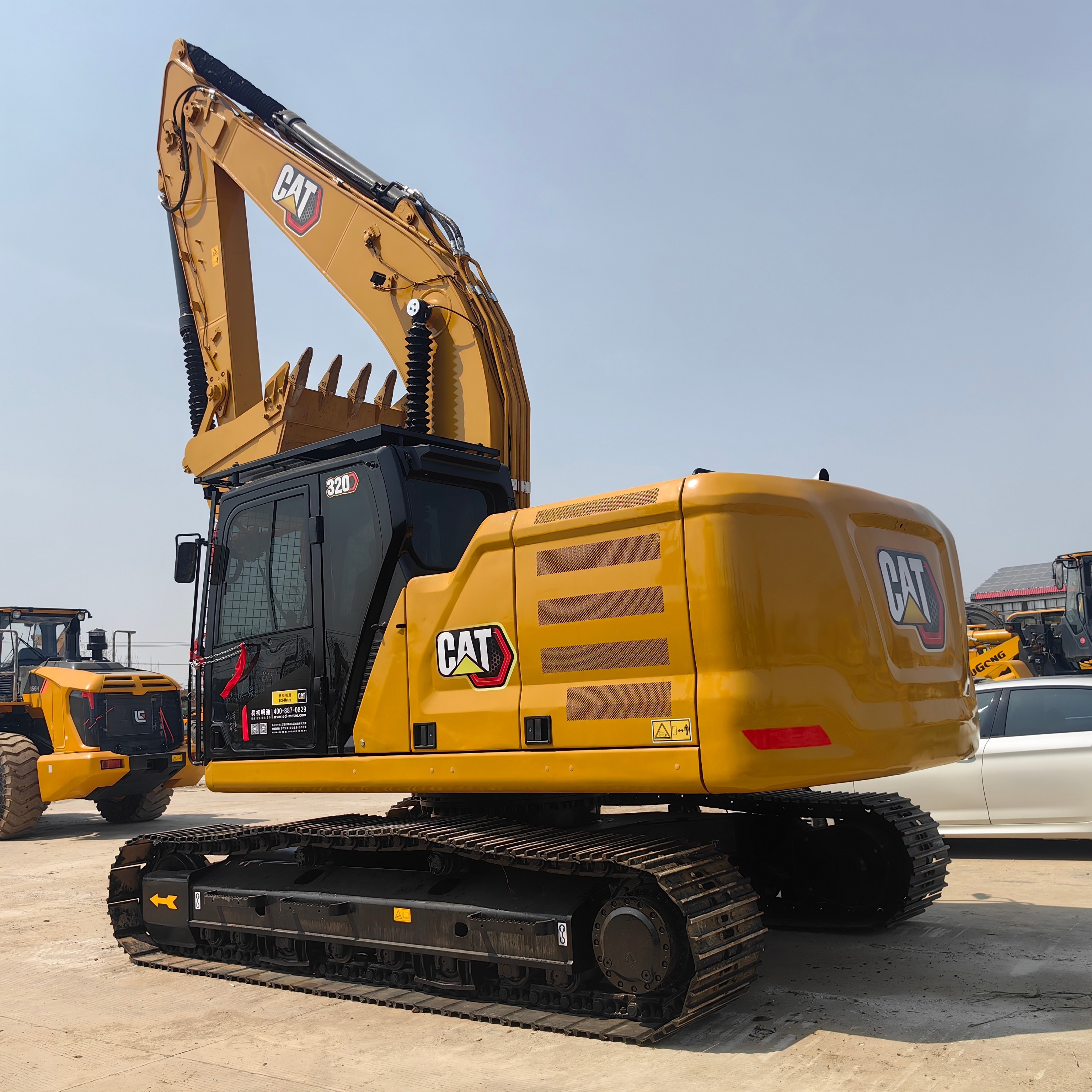 Original Paint Used Cat 320 High-End Version Hydraulic Tracked 20ton Digger
