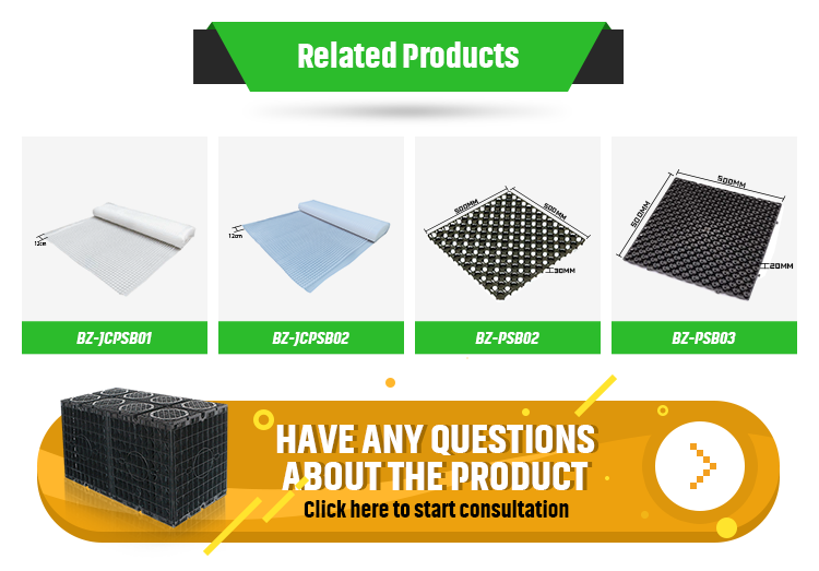 Roof Greening And Reduce Water Pressure HDPE Dimple Geotextile Membrane