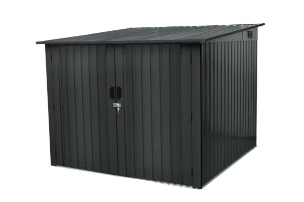 Easy Assembly Metal Bike Storage Shed 3 / 4 Seats 0.25mm thickness 81inch 64