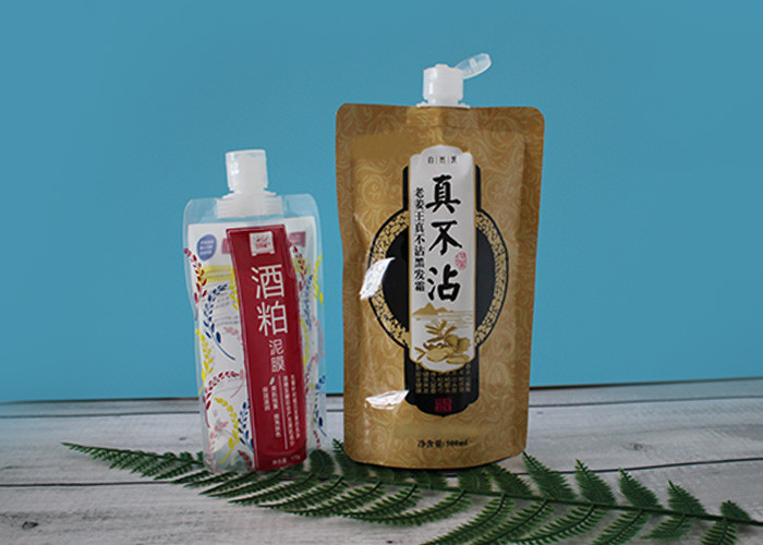 Flip Top Cap Spouted Stand Up Pouches Liquid Drop Diameter 3mm For Gel Package