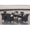 Buy cheap Rectangular Outdoor Dining Set Aluminum Frame and Durability from wholesalers