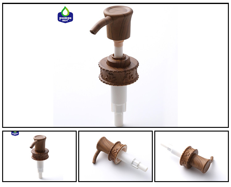 18/410 Gold Yellow 4cc Body Lotion Pump Head Screw Colored Lock Foaming Bottle Pumps