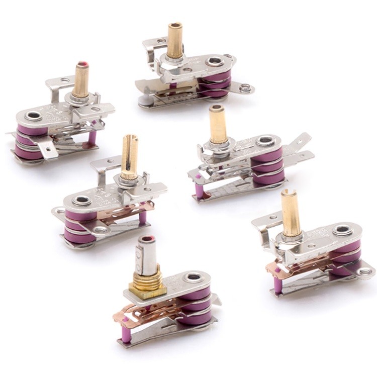 Zy10 KST Series Adjustable Bimetallic Thermostats For Oven Bimetal Thermostat KST207