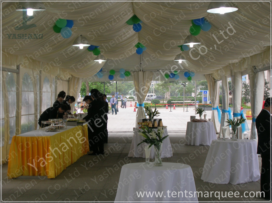 100% Waterproof Soft PVC Fabric Event Tent Structure, Aluminum Alloy Frame