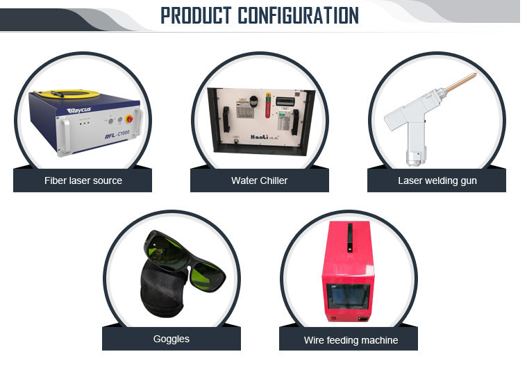Laser Welder For Metal 500W Portable CW Fiber Laser Soldering Machine