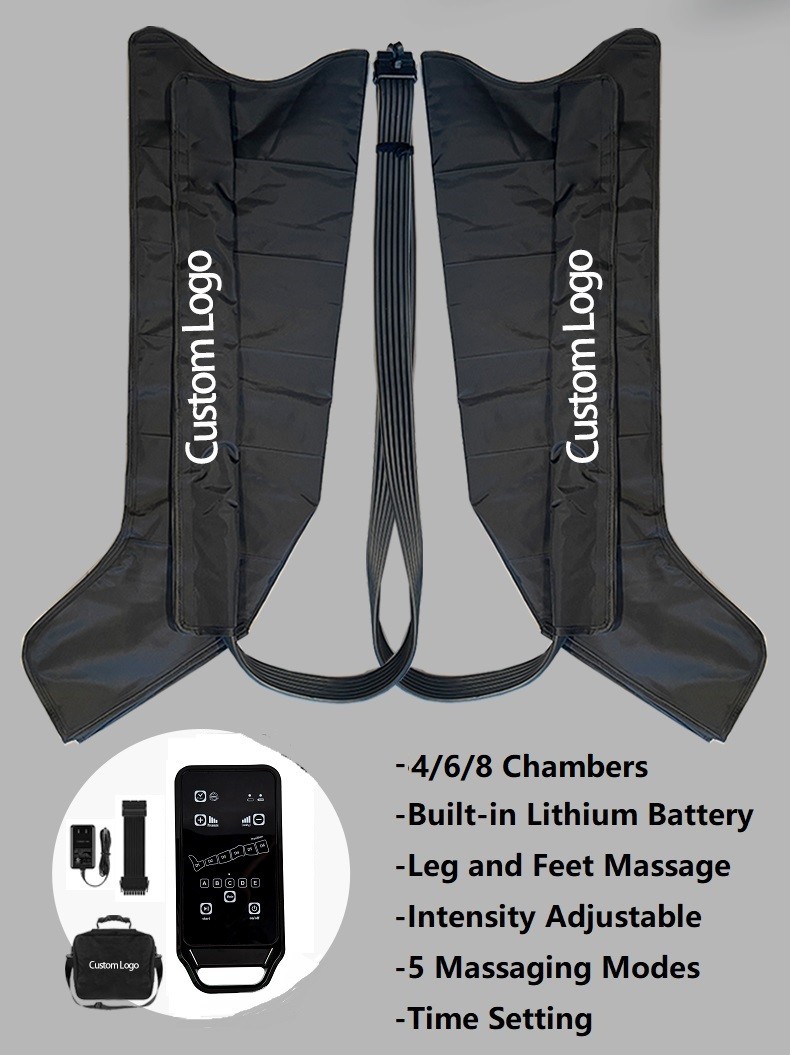 Air Compression Leg Massager For Circulation And Athletic Recovery
