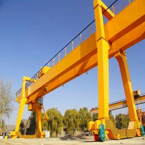 MG Fixed Double Girder Gantry Crane 120t Span 10m With Wheel Trolley Custom