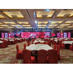 500x500mm Cob P1.2 P1.5 P1.9 P2.6 P2.9 Indoor Right Angle LED Display Screen 90 Degree Corner LED Video Wall