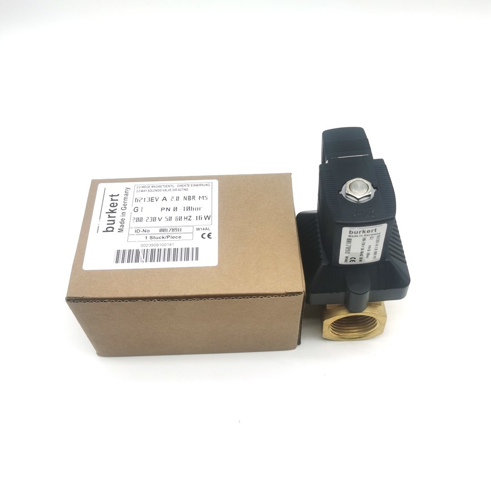 Burkert Electric Solenoid Valve 00126092 6013 Type Direct Acting G1/8 Inch 3.0 Flow Hole FKM Seal 24VAC 8W 0~10bar
