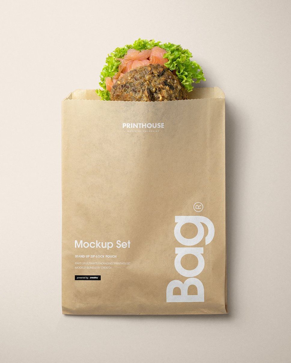 Kraft Paper Bag White Paper Bag Manufacturing Machine customized logo