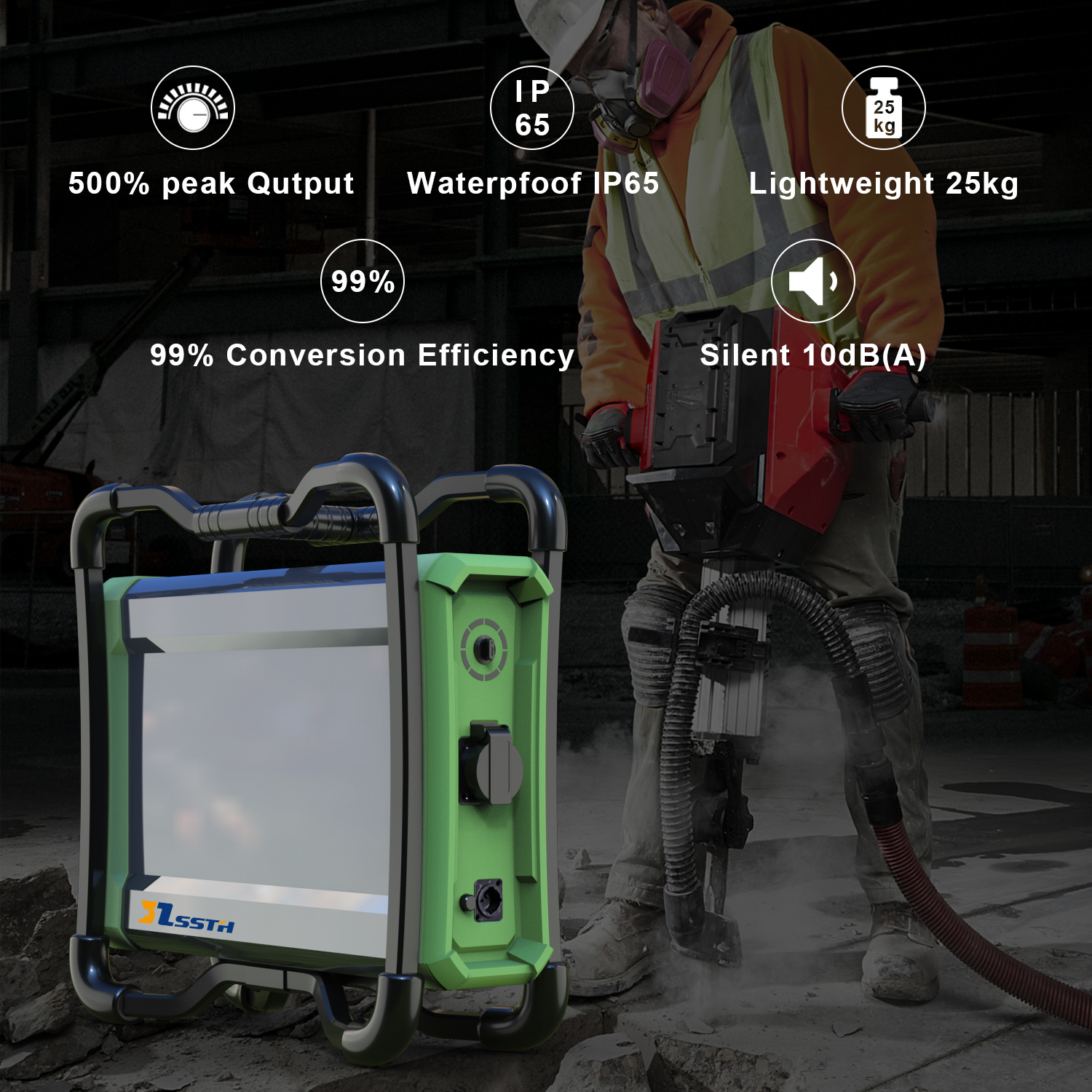 All in One 3600W 2600Wh Pure Sine Wave Portable Lithium Battery Power Station