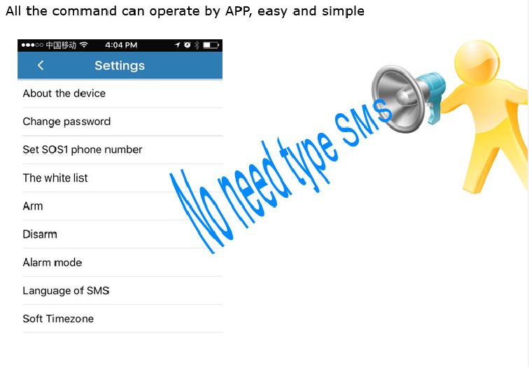 RF-V6+, real time tracker & alarm SOS alarm voice monitoring