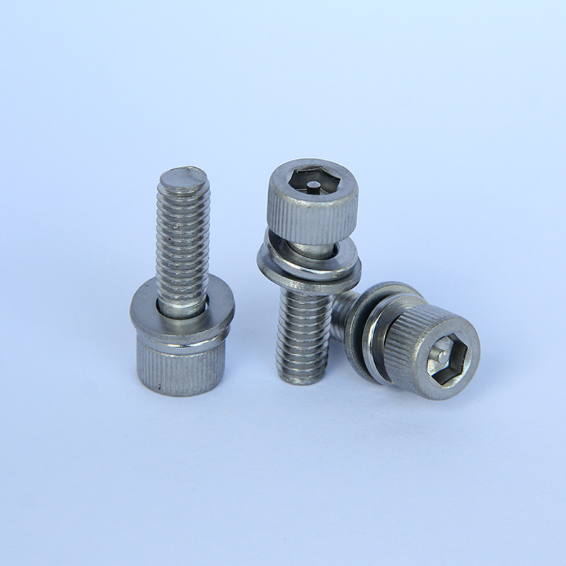 Hex Head Stainless Steel Security Screws M6x20 ISO9001 Approved Pin In Hex Screw