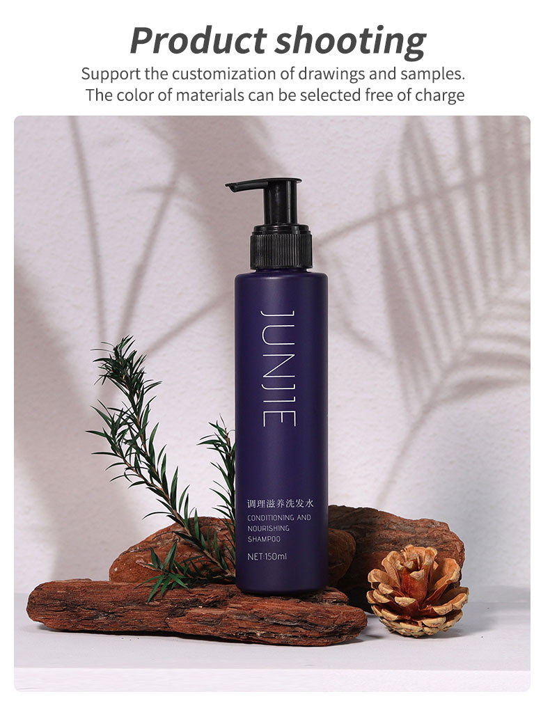 Cosmetic Eye Cream Pump Bottle Cylindrical Pet Bottles 150ml With Screen Printing Surface Handling