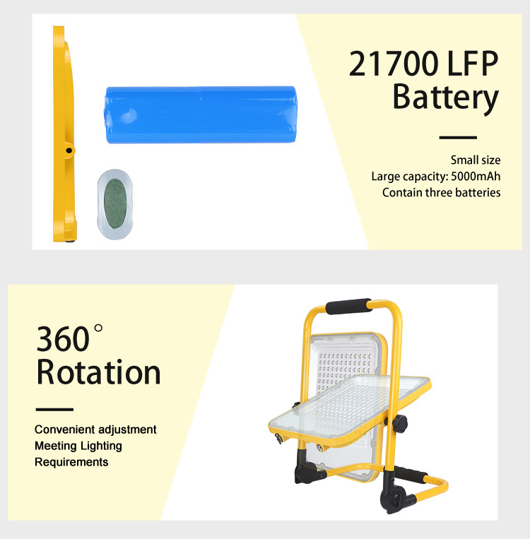 50w Portable LED Work Light Adjustable 2000 Lumen LED Work Lamp