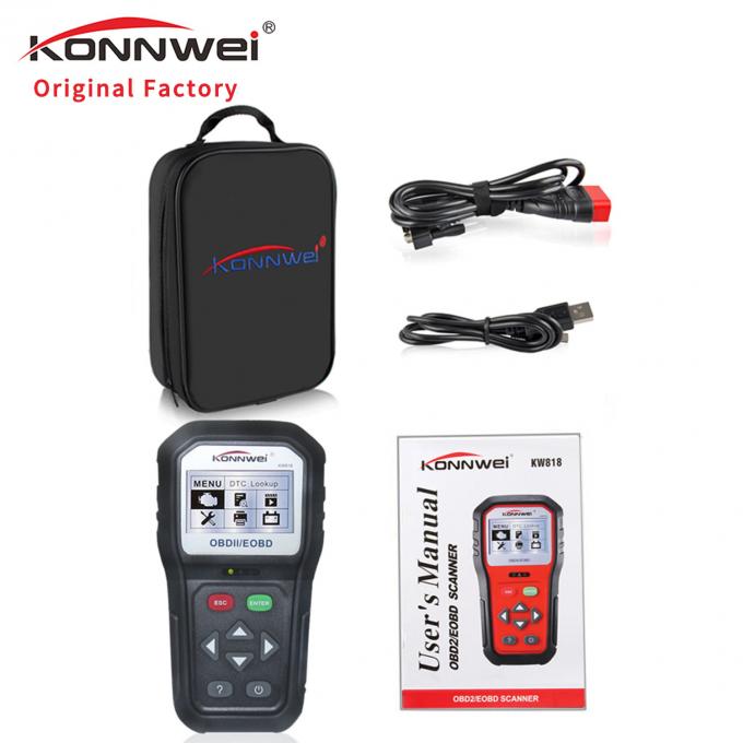 Portable Konnwei All Items KW818 Computer Obd2 Scanner 12v  For All Cars