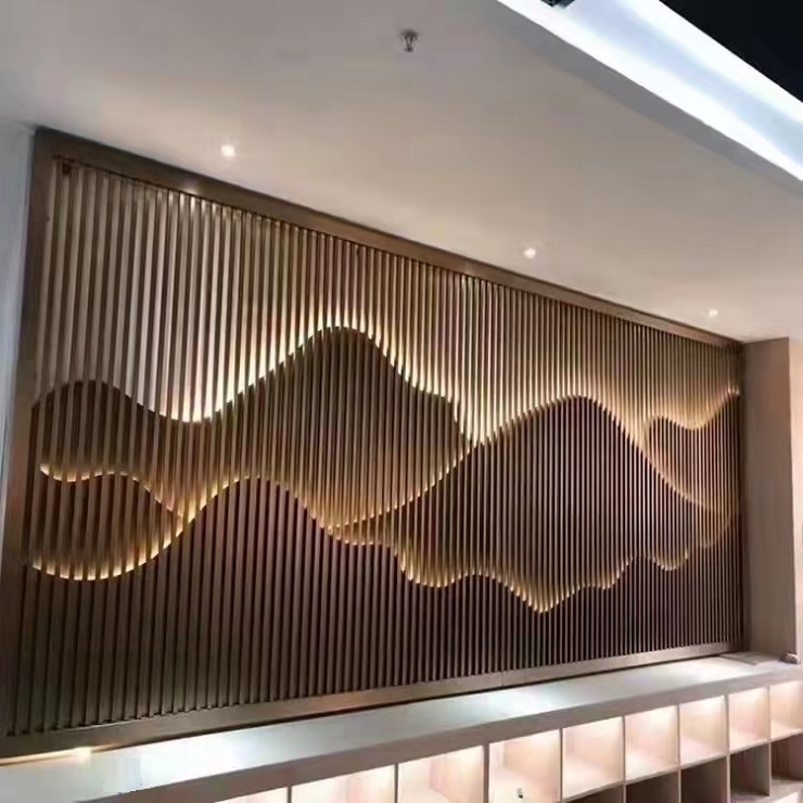 Metal frame wall panel hanging decoration room divider