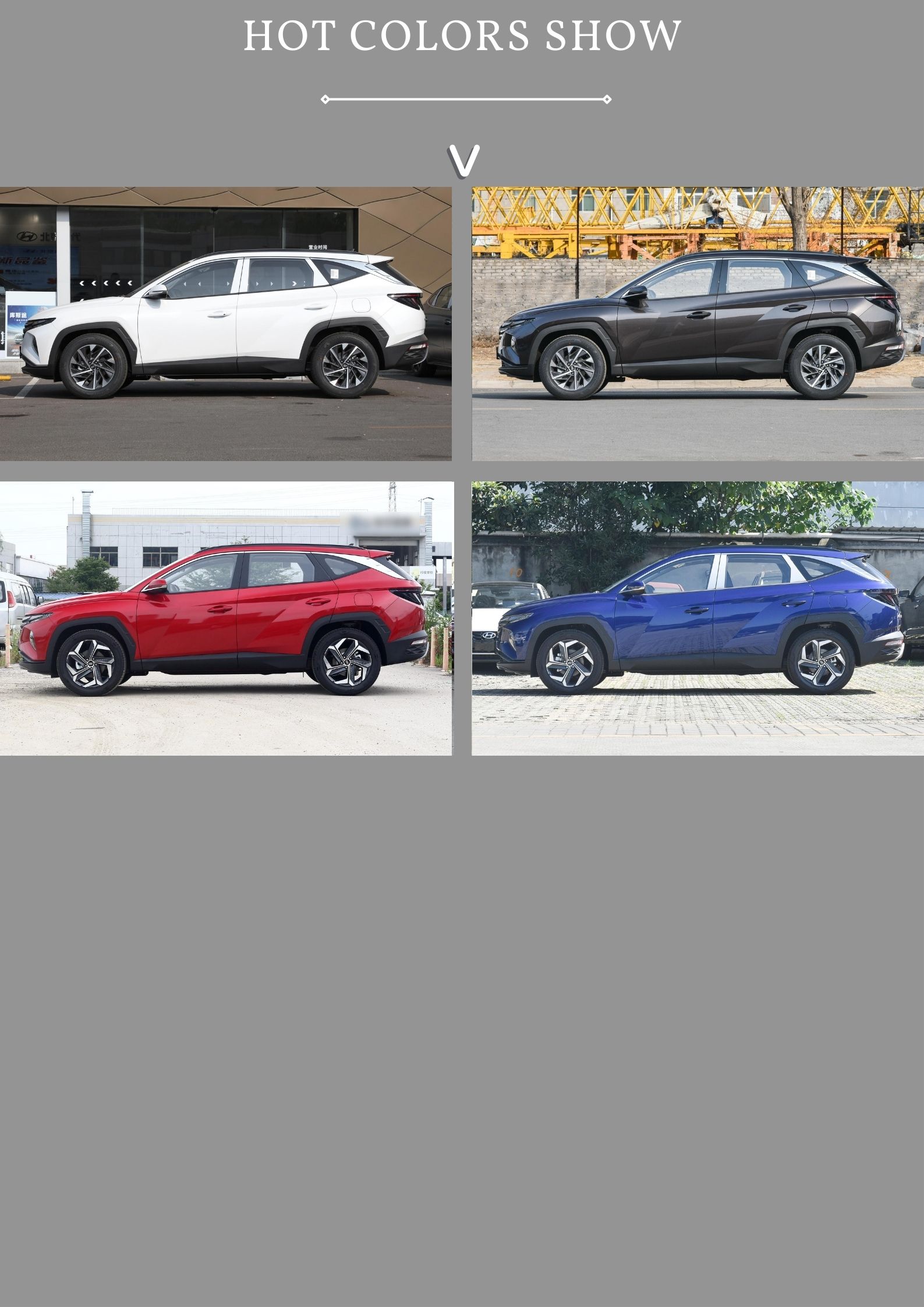 Multi-function Steering Wheel Compact SUV 2024 Beijing Hyundai Tucson 5-door 5-seater