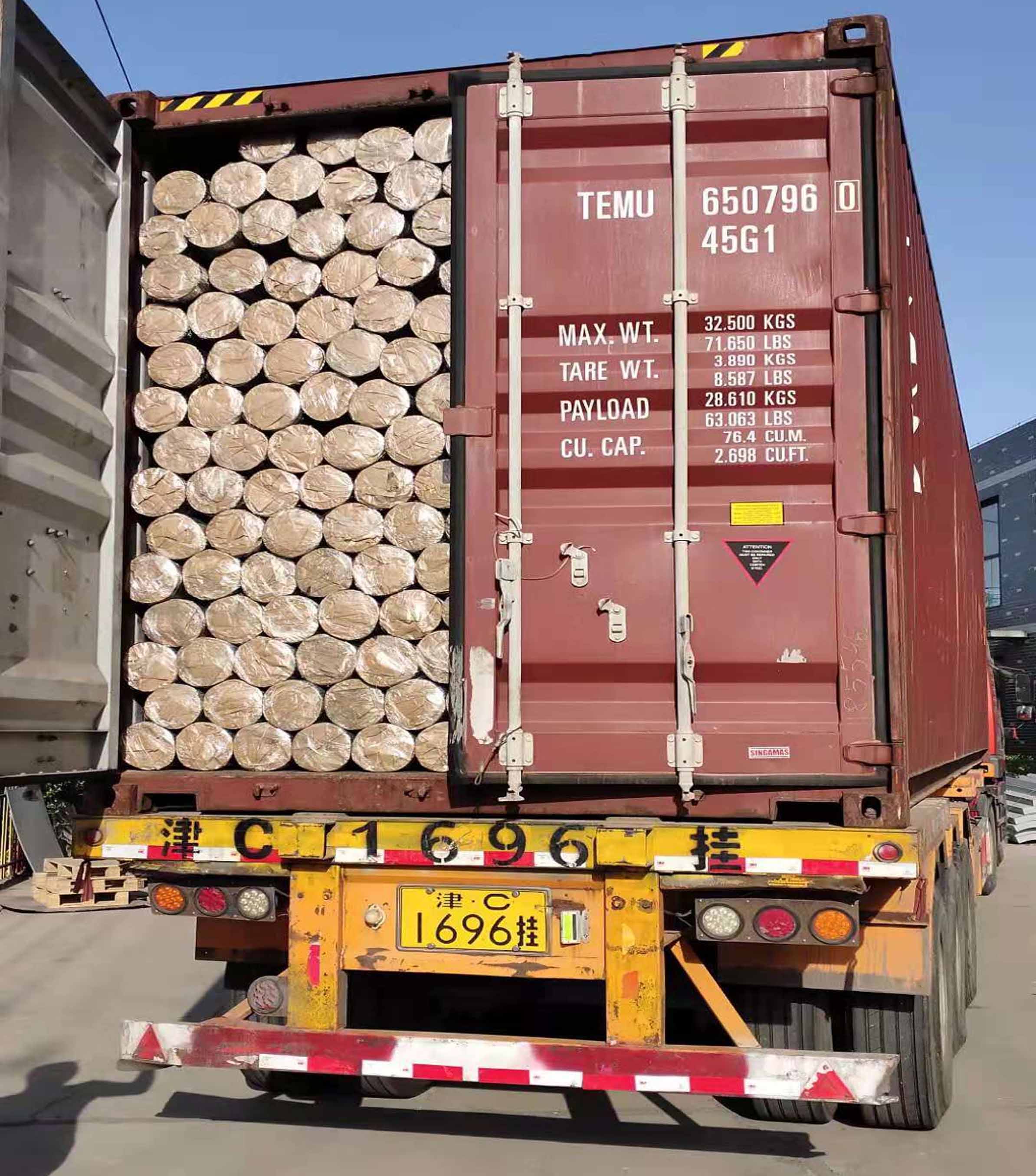 welded wire mesh loading