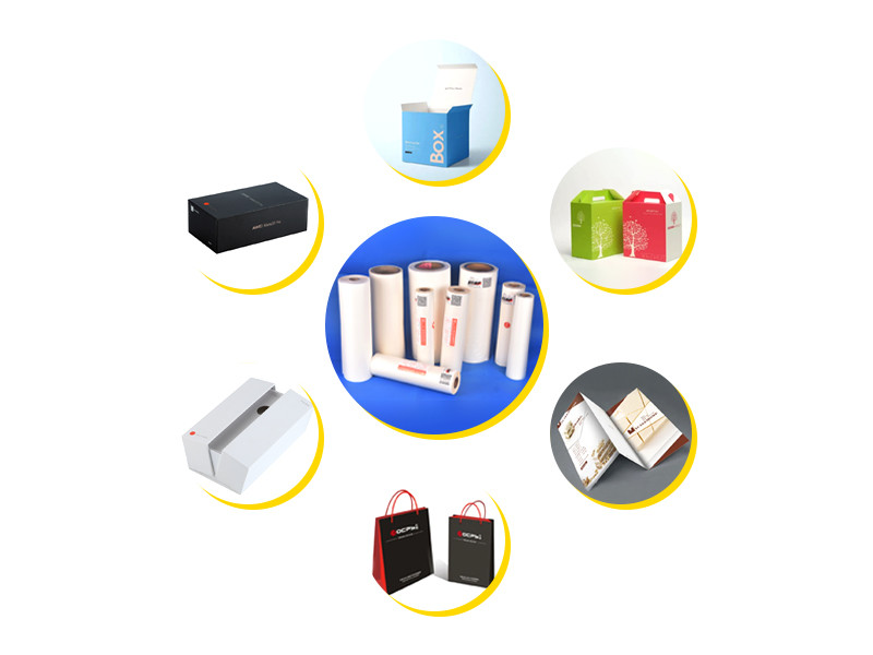 Eco Friendly 22 Mic Matte Thermal Lamination Film, Hot Melt EVA BOPP Matt Lamination Roll