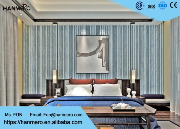 Black And Grey Striped Wallpaper / Contemporary Vertical Striped Wallpaper