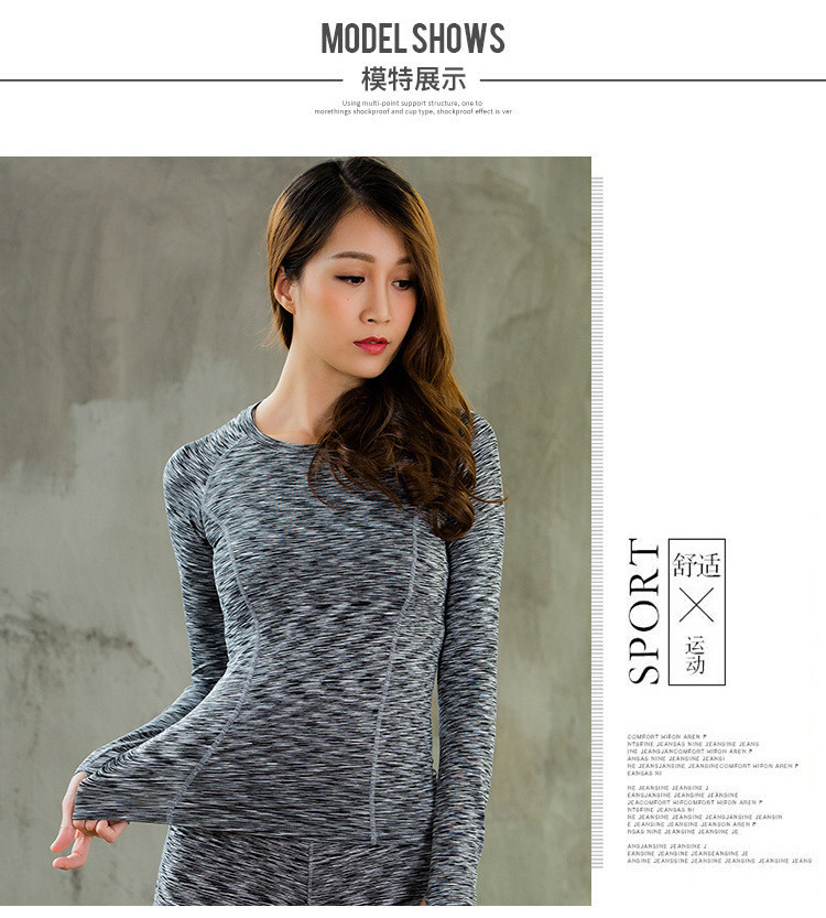 Women Pullover Long Sleeve Fitness T-Shirt Casual Running Sweatshirts Blouse Tops