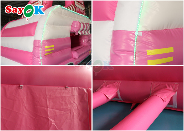 Pop Corn Shape Drink Bar Booth Inflatable Air Tent Food Truck Cotton Candy Theme Kiosk
