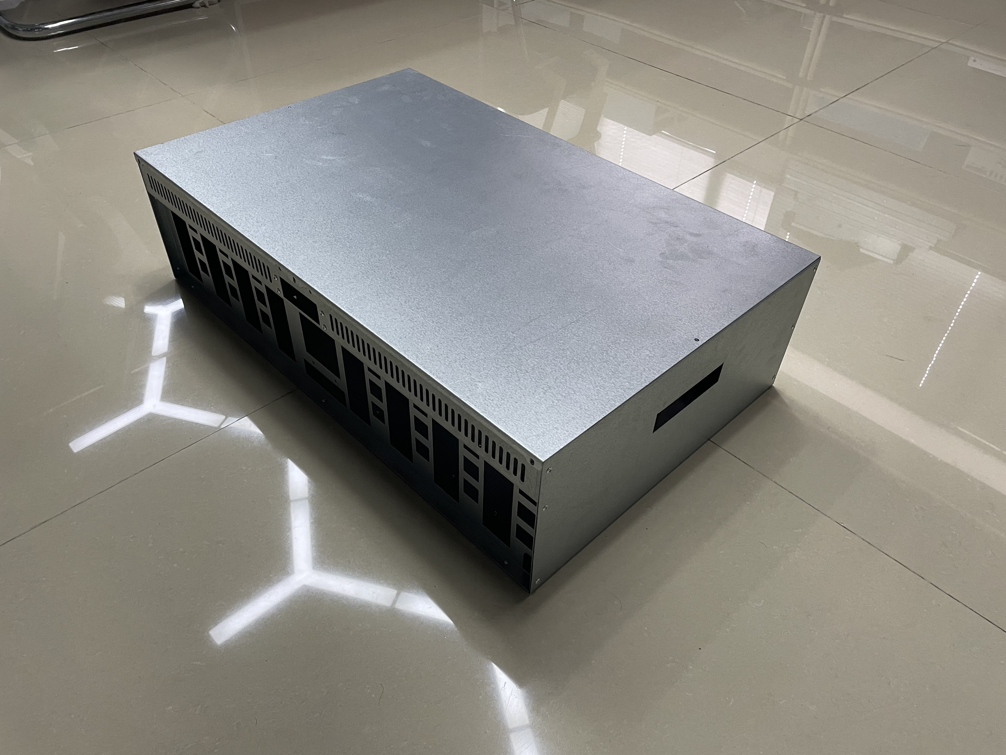 Custom Aluminum Sheet Fabrication Metal Laser Cutting Parts Box