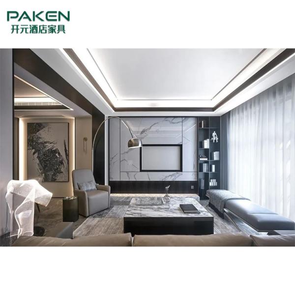 Fashion style with Khaki, Ivory Color Customize Modern Villa Furniture Living