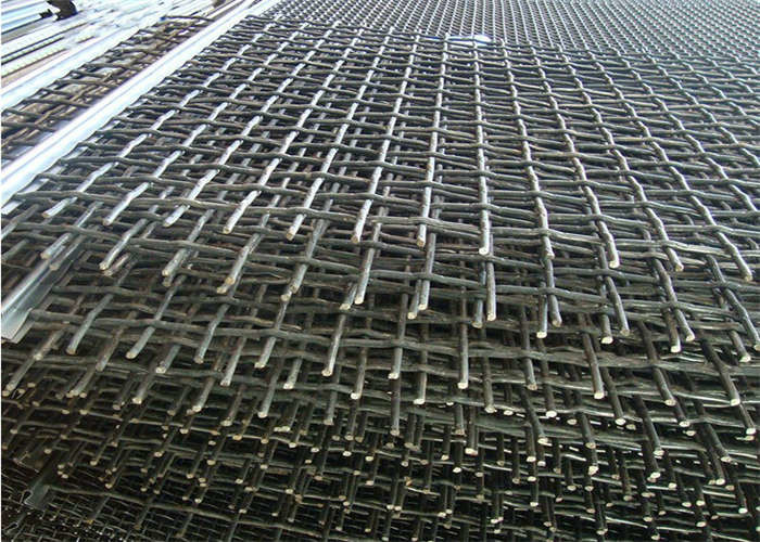 Quarry Screen Mesh Crimped Wire Mesh 4mm For Manganese Steel Mines