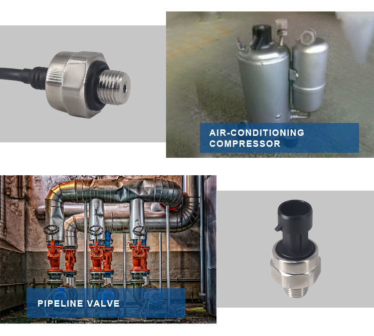 0-10bar Stainless Steel Submersible I2C Water Pressure Sensor 1/4 NPT Connection