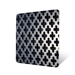Customized Perforated Stainless Steel Sheet With Cloverleaf Pattern