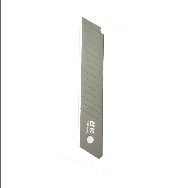 L206 Silver 0.5mm 109mm Length 60° Bevel 18mm Cutting Blades