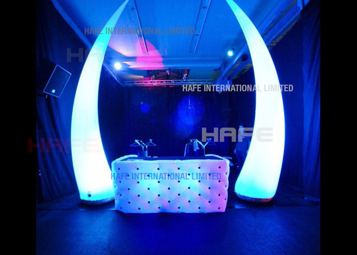 Customize 1m - 10m Inflatable Lighting Decoration For Event Space