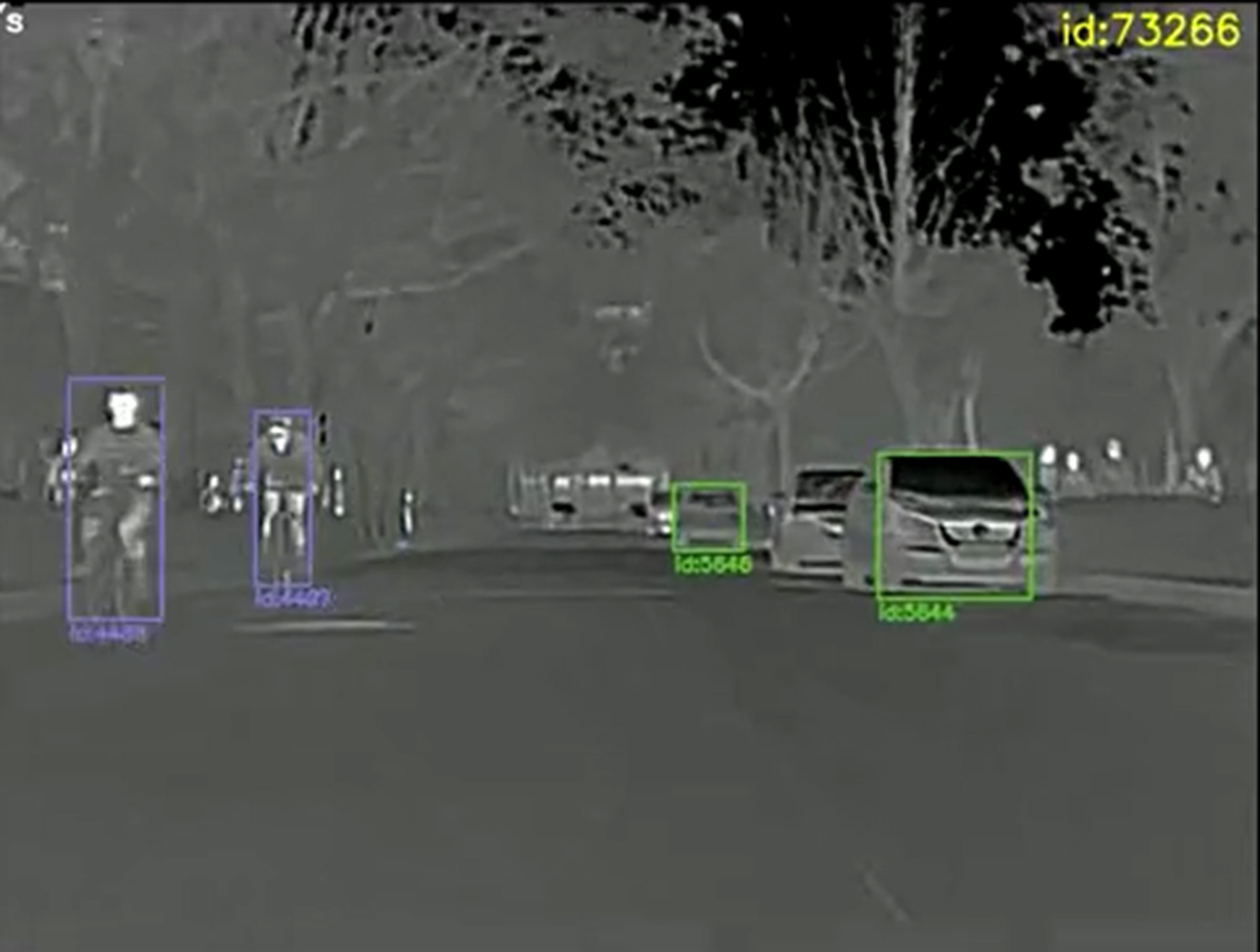 Infrared Vehicle Mounted Thermal Camera Anti Glare with Intelligent Alarm