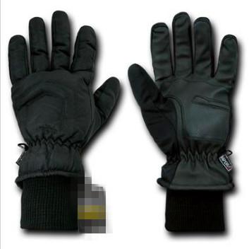 waterproof winter gloves outdoor gloves ski gloves mountain gloves black color