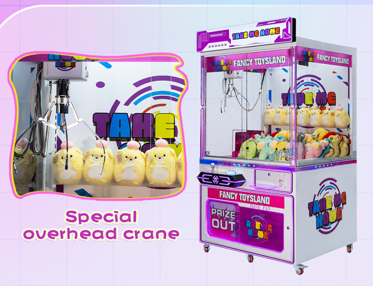 EPARK Giant Claw Machine with LED Lights for Plush Toy Catching