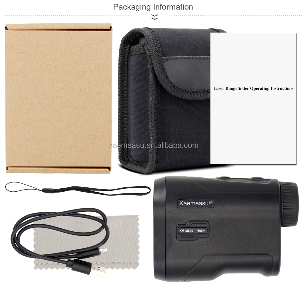 OEM Good Quality Rechargeable Laser Rangefinder 450 Meter Digital Laser Range Finder hunting/golf/sport/engineer