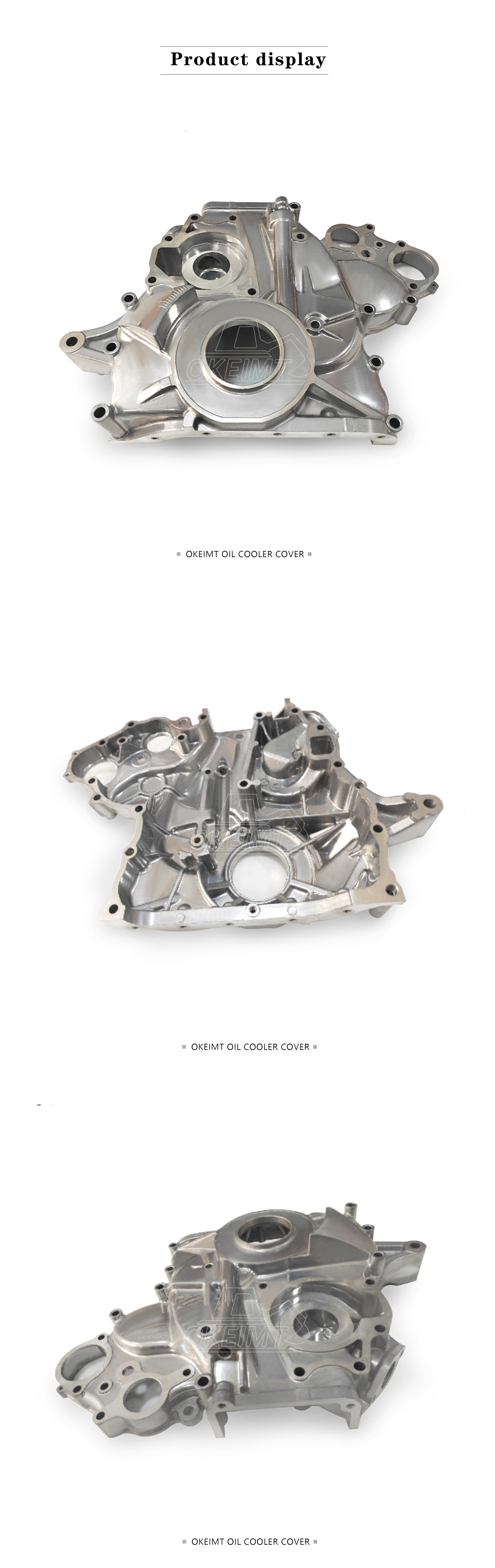 Excavator Timing Gear ME108049 Diesel Engine Timing Cover For 4M40 Engine