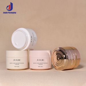 Round PP Plastic Jars 50g Custom Made Cosmetic Containers With Screw Top